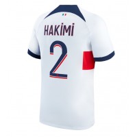 Paris Saint-Germain Achraf Hakimi #2 Vonkajší futbalový dres 2023-24 Krátky Rukáv